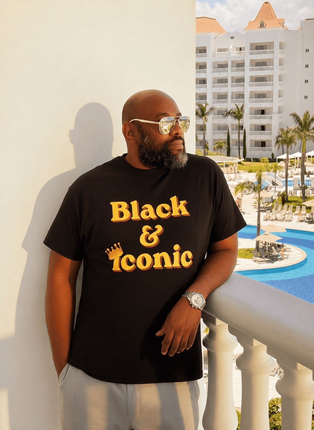 Black and Iconic T-Shirt