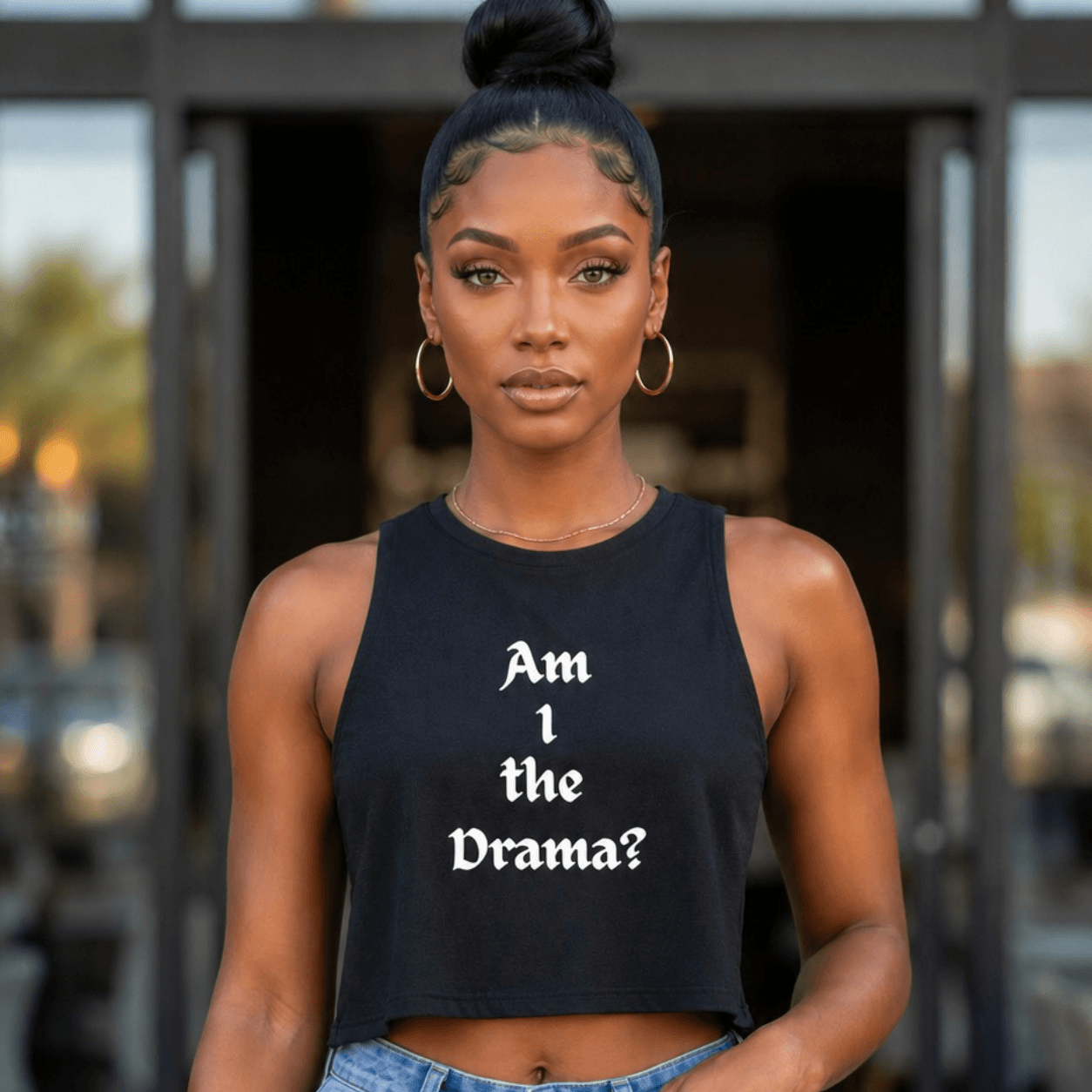 Am I the Drama? Crop Top