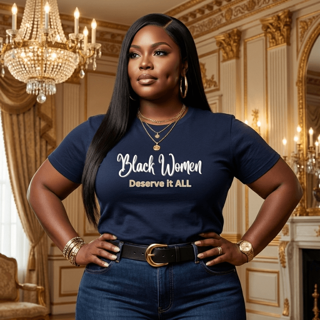 Black Women Deserve It All T-shirt