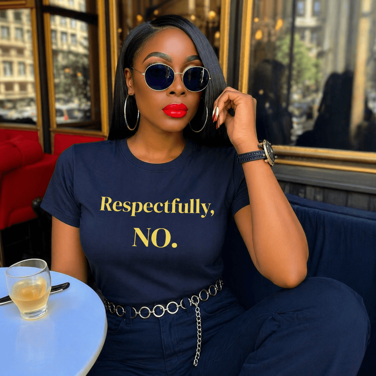 Respectfully, NO. T-Shirt