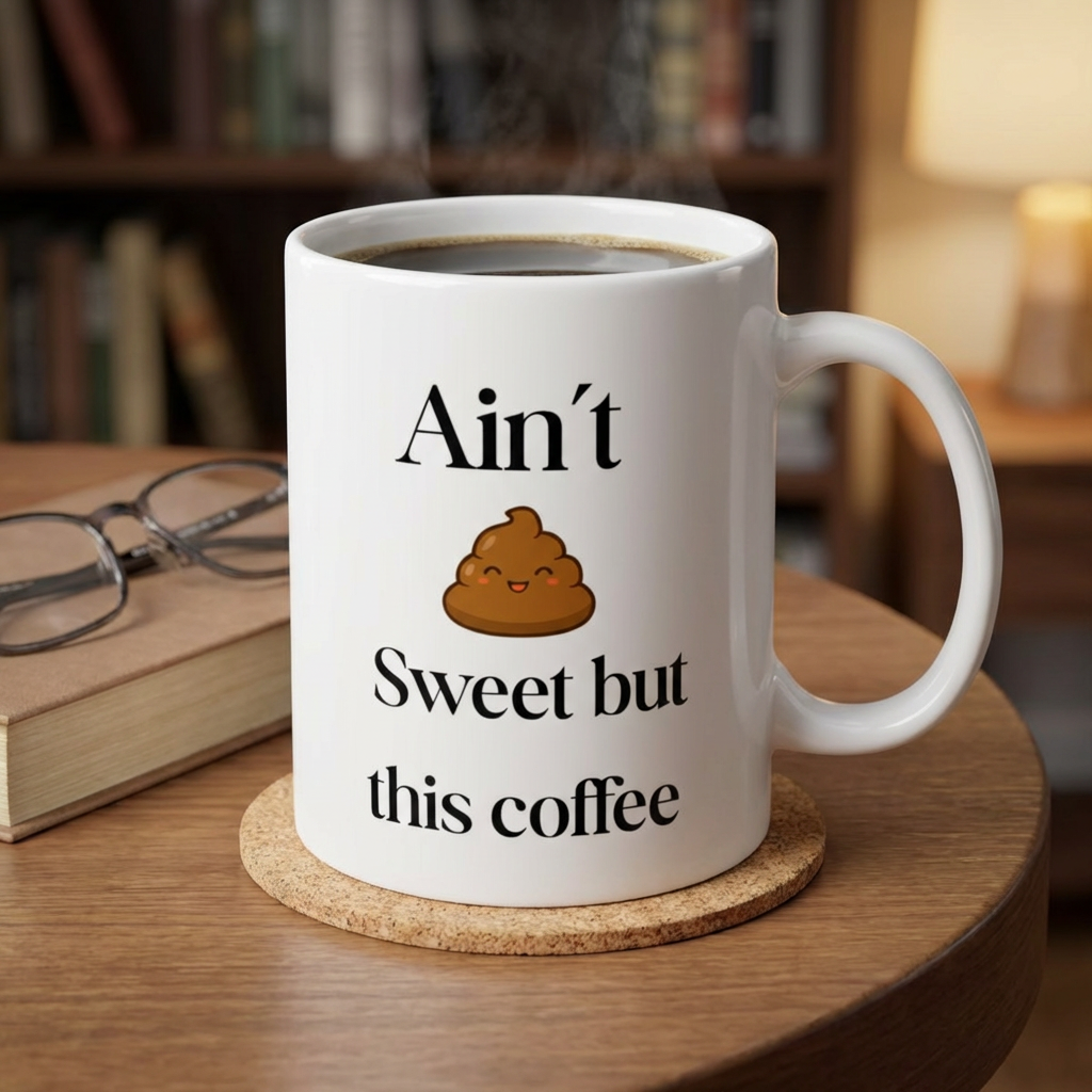Ain't Sweet But This Coffee Mug | Ceramic Coffee Cup, 11oz or 15oz