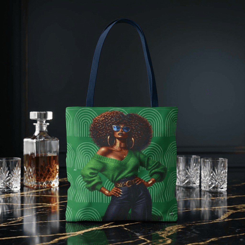 Afro Chic Tote Bag - 2 Sizes