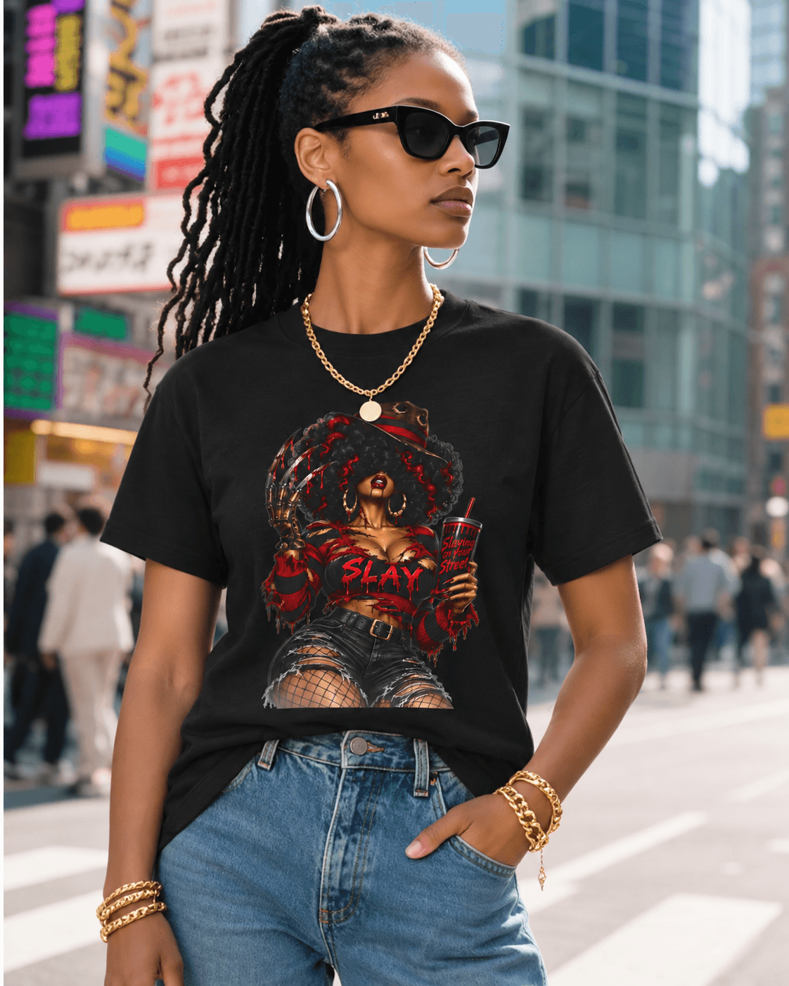 Slaying On Your Street Halloween Tee