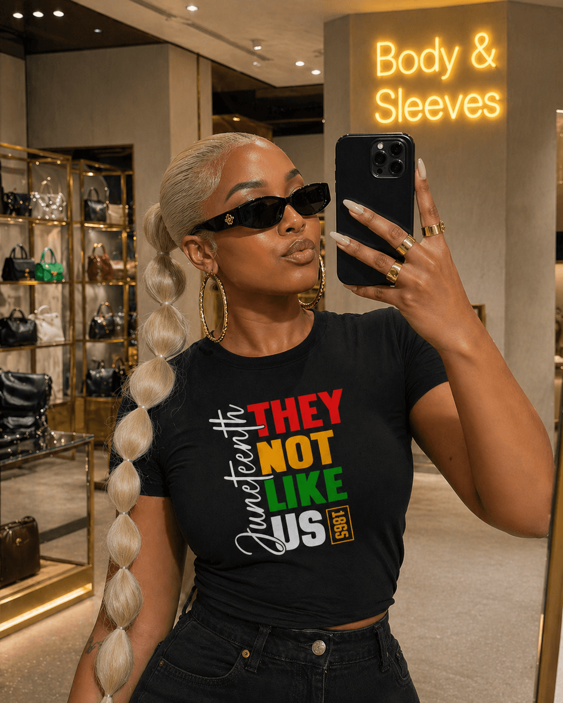 Juneteenth They Not Like Us Tee | June 19th 1865 Black Pride Shirt | Pan African Colors Unisex Tee