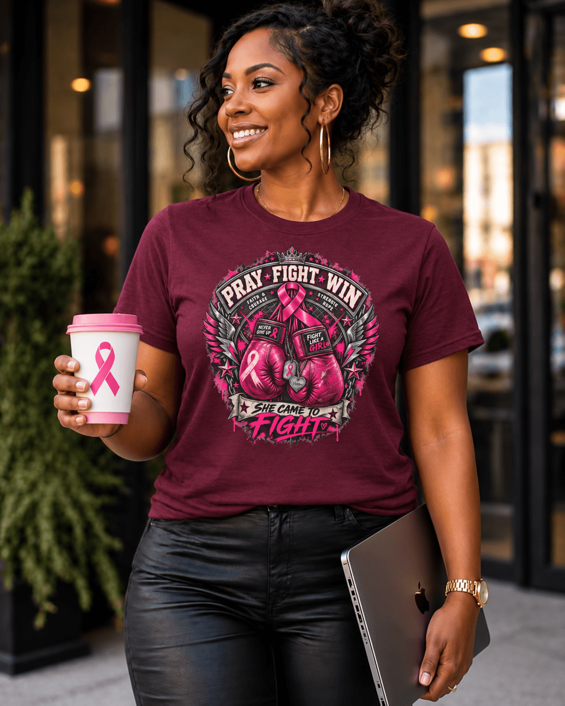 Pray Fight Win T-Shirt