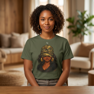 Fear Not Camo T-Shirt - Faith and Empowerment Tee for Women