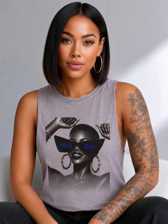 House Head Muscle Tank Top