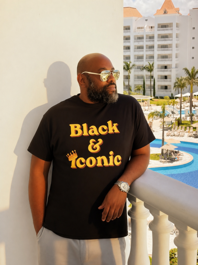 Black and Iconic T-Shirt