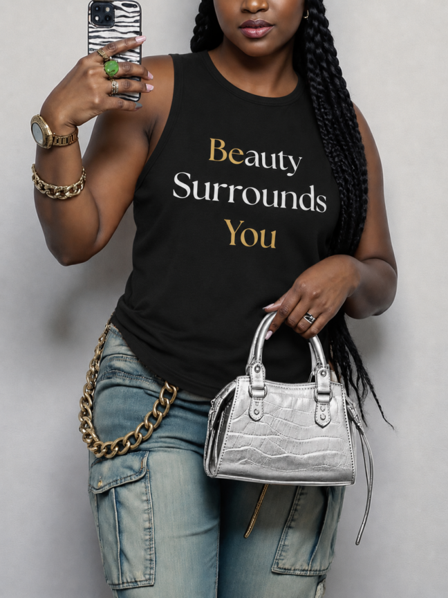 Beauty Surrounds You tank top